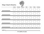 Behavior Charts with Animals