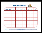 Movie And Television Character Behavior Charts, Free Printable Behavior ...