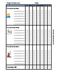 Behavior Charts for Daily Routines