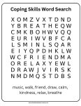 coping skills worksheet