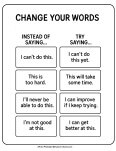 growth and fixed mindset worksheets
