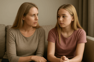 argument mother daughter