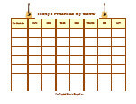 Instrument Practice Charts