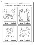 kindness worksheet