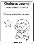 kindness worksheet
