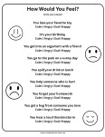social skills worksheet