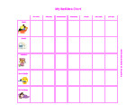 Behavior Charts for Daily Routines
